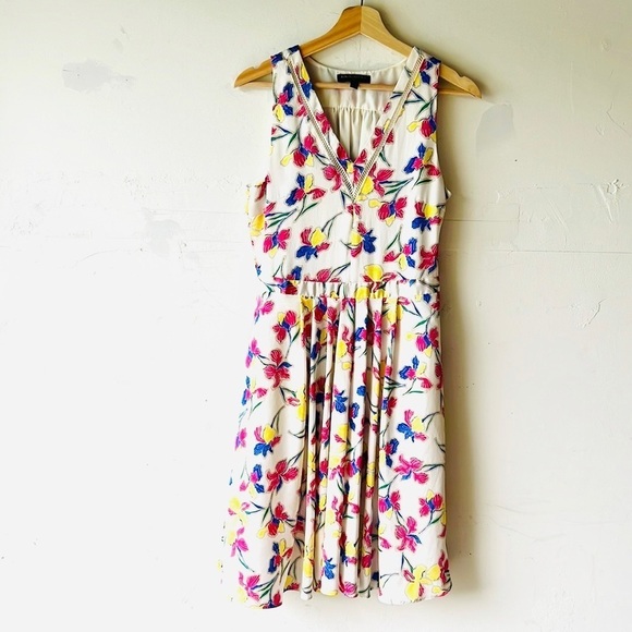 Banana Republic Warm Combo Iris Dress - Picture 1 of 7